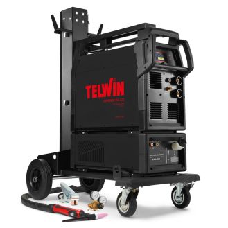 Aparat sudura TIG/ MMA Telwin SUPERIORTIG422WAVEAC/DC_ACC_RA_T, 400 A, electrozi 1.6-6  mm, cu accesorii TIG si carucior de transport