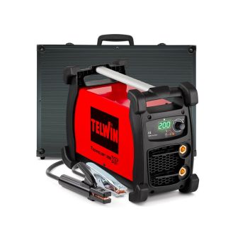 Invertor sudura MMA Telwin TECHNOLOGY236XTPLUS_ACX, 200 A, display, electrozi 1.6 - 4  mm, valiza aluminiu, cu accesorii