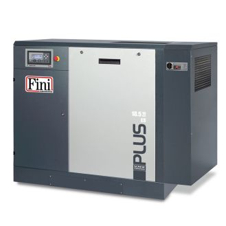 Compresor de aer cu surub Fini PLUS 22-08 ES VS, 400 V, 22 kW, 8 bar, 3350 / 1350 l/min, turatie variabila, cu uscator