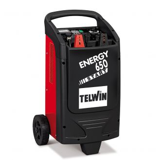 Redresor baterii si robot de pornire Telwin ENERGY650START, tensiune incarcare 12/24 V, capacitate baterii Pb/START/STOP 20-1200 Ah