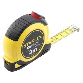 Ruleta Tylon Stanley STHT36802-0, 3 m x 13 mm, blocare dubla